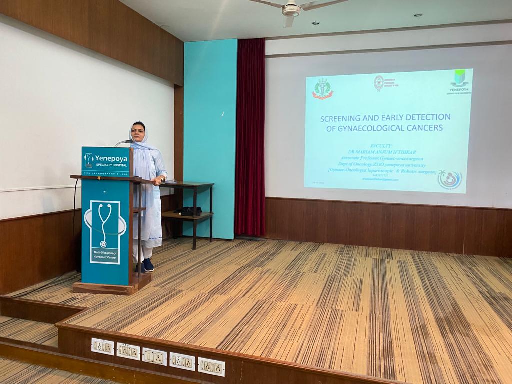 Dr. Mariam Anjum — Women's Day 2023 — Yenepoya